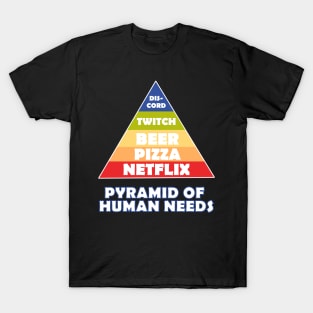 Pyramid of Human Needs T-Shirt